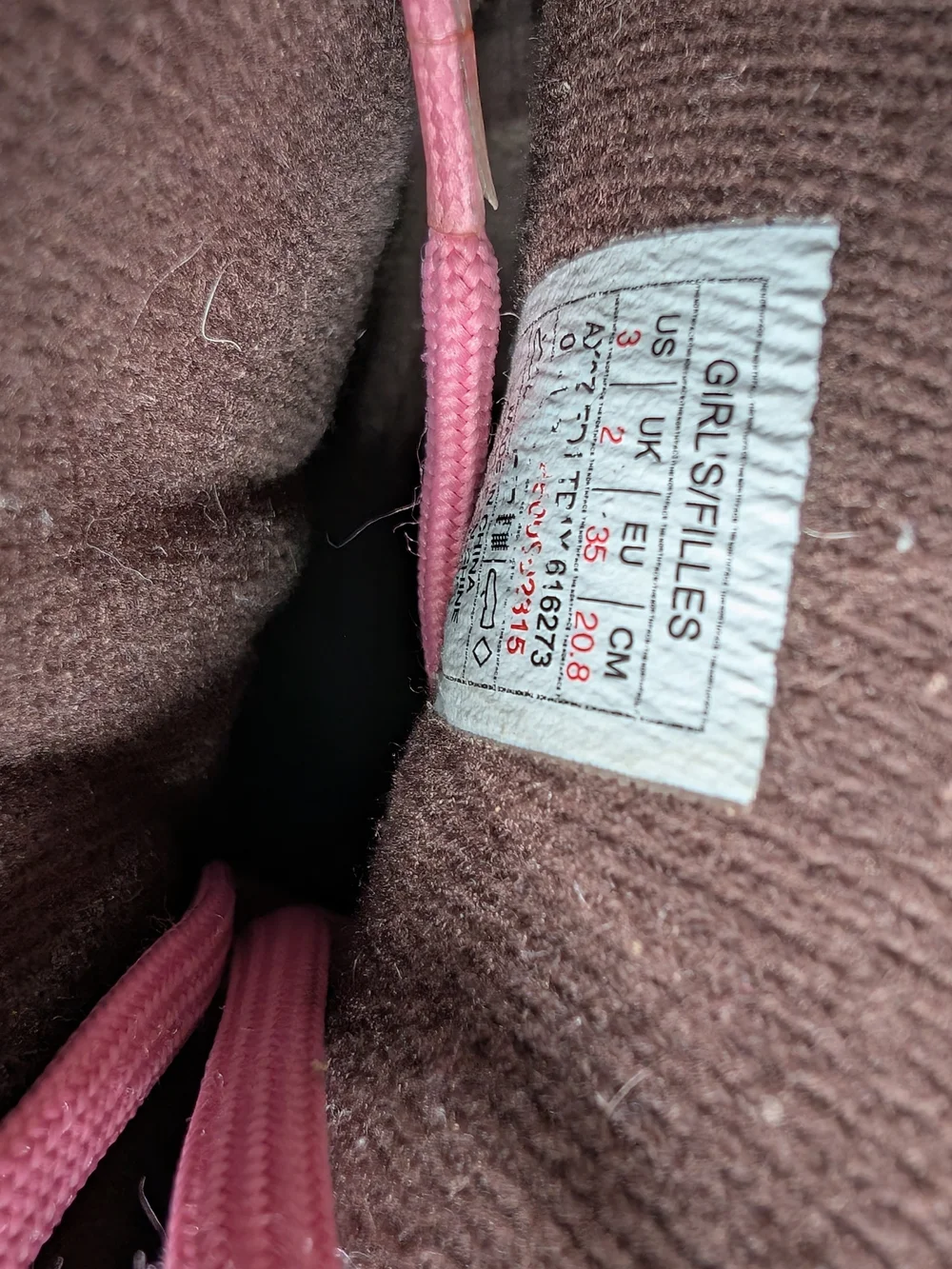 The North Face Kids' Brown and Pink Waterproof Winter Boots